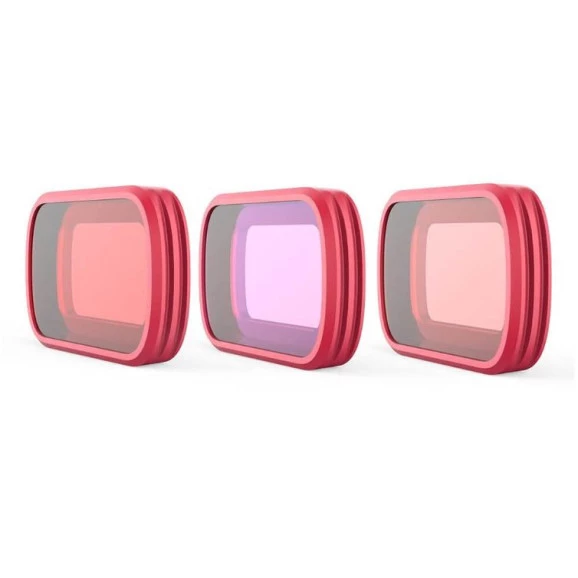 Filtros de Mergulho para DJI Osmo Pocket Pgytech (Snorkel + Vermelho + Magenta)