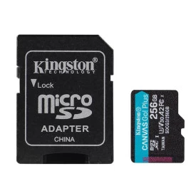 Cartão MicroSDXC 256GB Kingston Canvas Go! Plus UHS-I U3 V30 A2 170mb/s