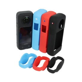 Case Capa de Silicone para Câmera Insta360 X3 + Protetor de Lente