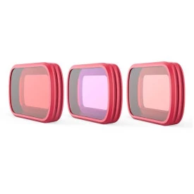 Filtros de Mergulho para DJI Osmo Pocket Pgytech (Snorkel + Vermelho + Magenta)