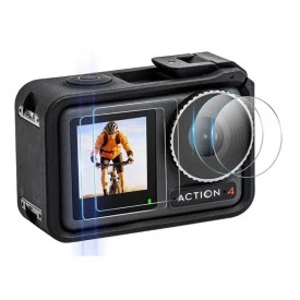 Kit de Películas de Vidro para Câmera DJI Osmo Action 4 - StartRC