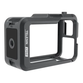 Suporte Frame em Alumínio para Câmera DJI Osmo Action 3 / 4 - Telesin