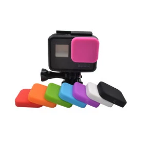 Tampa Protetora Lente GoPro Hero 5 6 7 Black e Hero (2018) em Silicone
