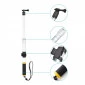 Bastão Extensor Flutuante Para GoPro e Câmeras Similares Cor Transparente
