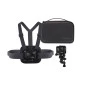 Kit Esportivo GoPro - Suporte Peito + Suporte Bike + Estojo - AKTAC-001 