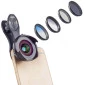 Kit Lente Grande Angular + Lente Macro + Filtros para Celular Apexel