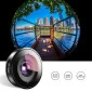 Lente Olho de Peixe / Fisheye 195º para Celular - Apexel