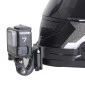 Suporte Adesivo Capacete Queixo para GoPro ou Câmeras Similares 