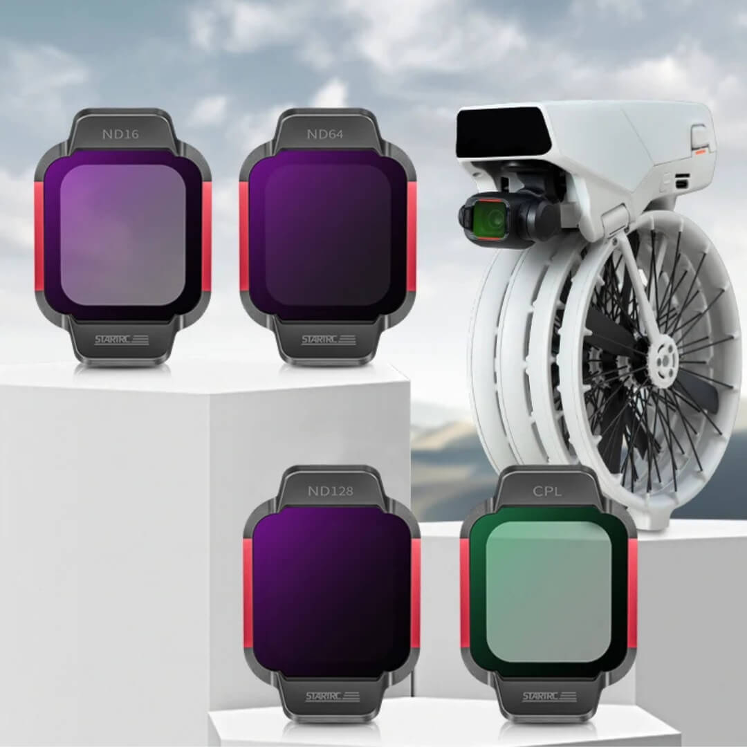 Kit de Filtros CPL / ND16 / 64 / 128 para Drone DJI Flip - StartRC