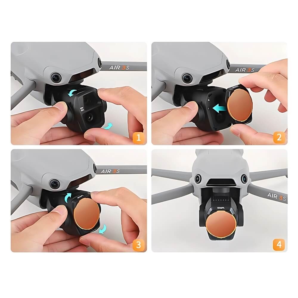 Filtro ND16/PL para Drone DJI Air 3S - Sunnylife