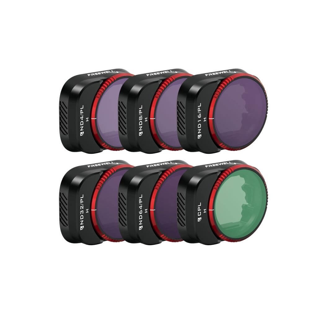 Kit de Filtros ND/PL para Drone DJI Mini 3 / Mini 3 Pro - Freewell (Bright Day) Kit de Filtros ND/PL para Drone DJI Mini 3 / Mini 3 Pro - Freewell (Bright Day)