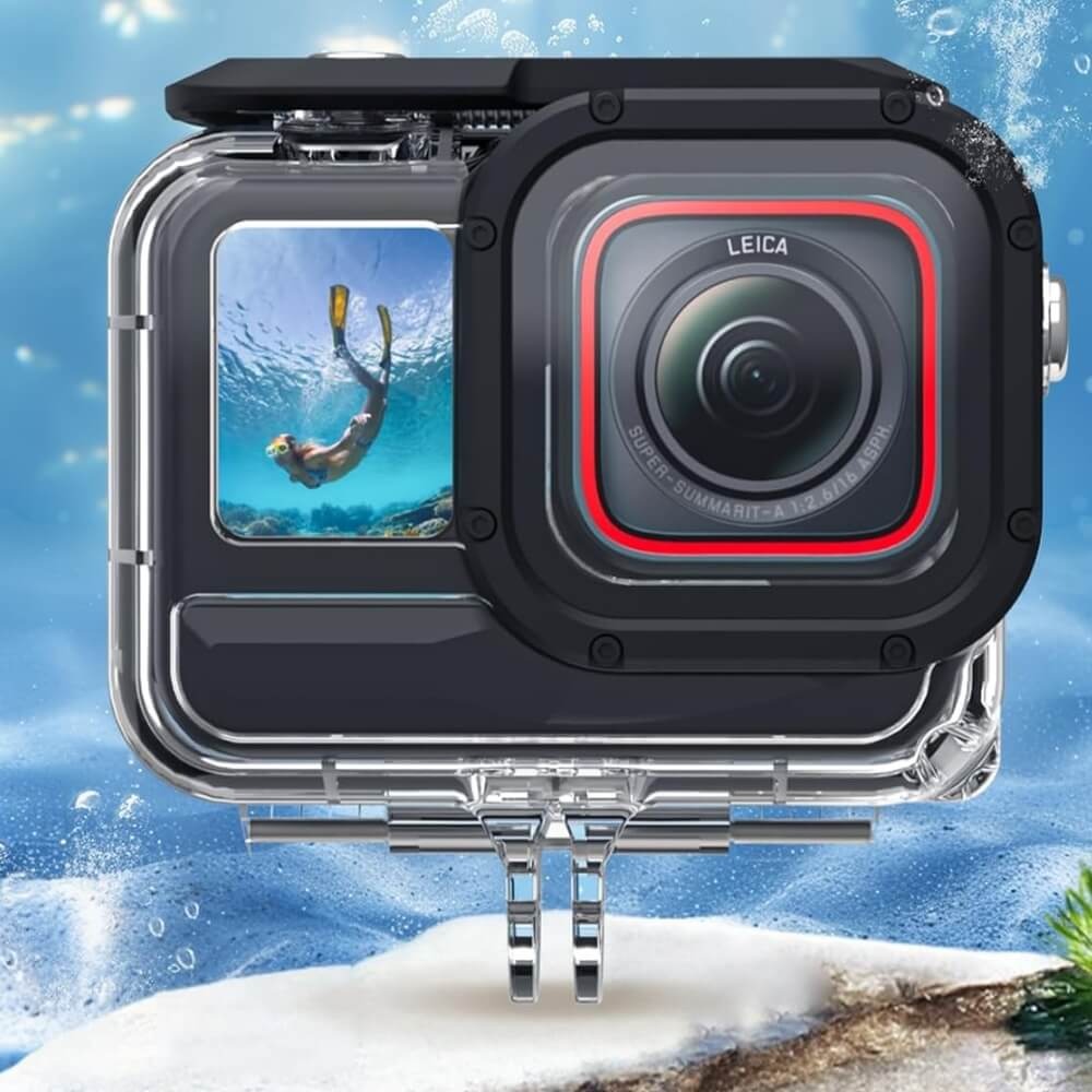 Caixa Estanque para Câmera Insta360 Ace Pro - Telesin 45m