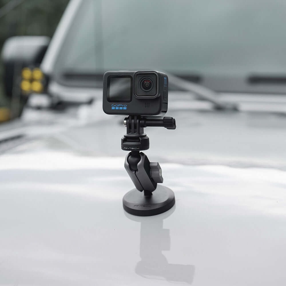 Suporte Magnético para GoPro com Sistema Engate Rápido - Pgytech CapLock