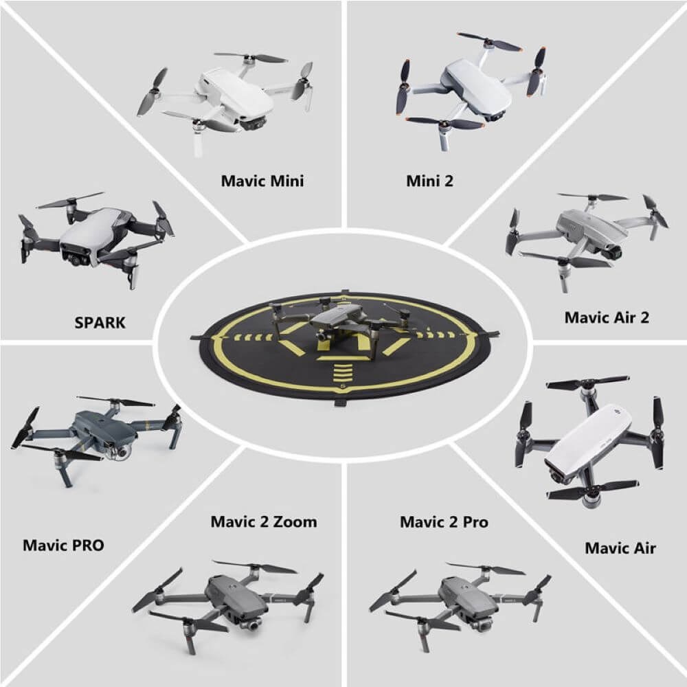 Heliponto Pista de Pouso Dobrável para Drones - StartRC 80cm