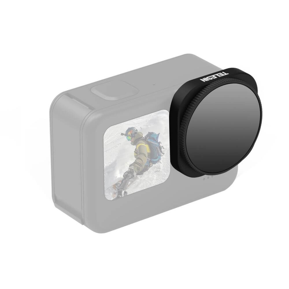 Kit de Filtros ND/PL para GoPro Hero 12 / 11 / 10 / 9 Black - Telesin