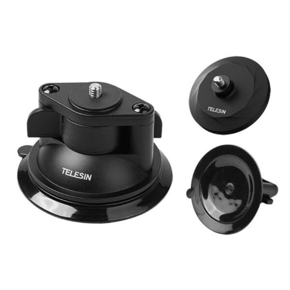 Kit Base Magnética e Ventosa para Insta360 GO 3 - Telesin