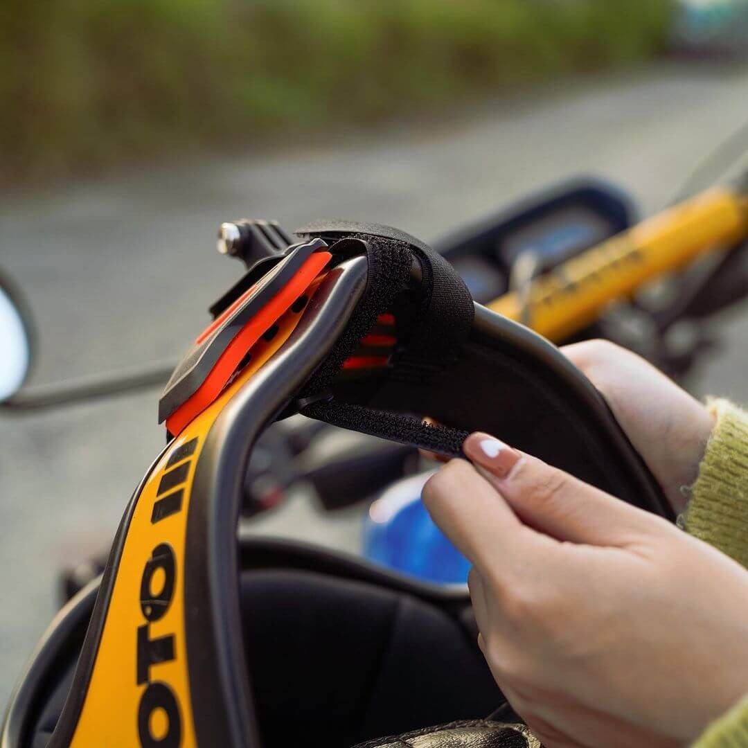 Suporte de Capacete Queixo para GoPro e Câmeras Similares - Telesin