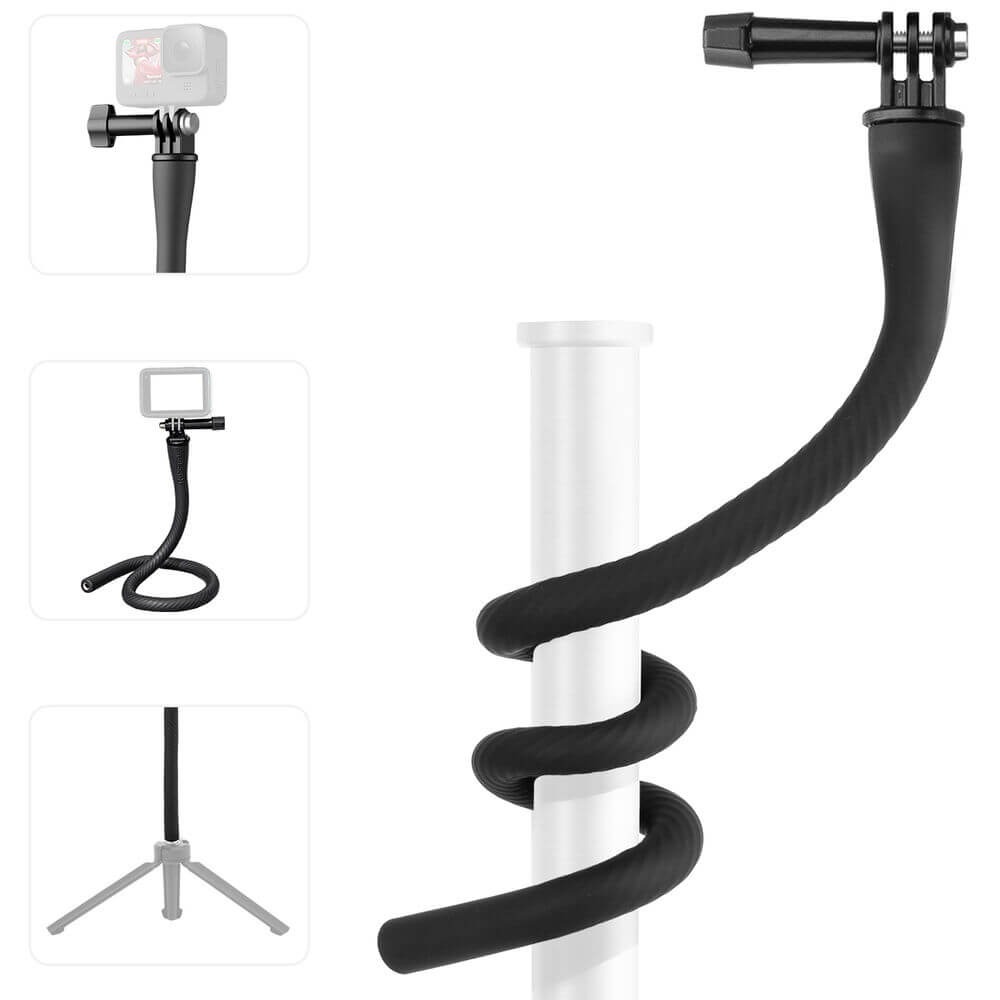 Suporte Haste Flexível para GoPro e Câmeras Similares - Telesin