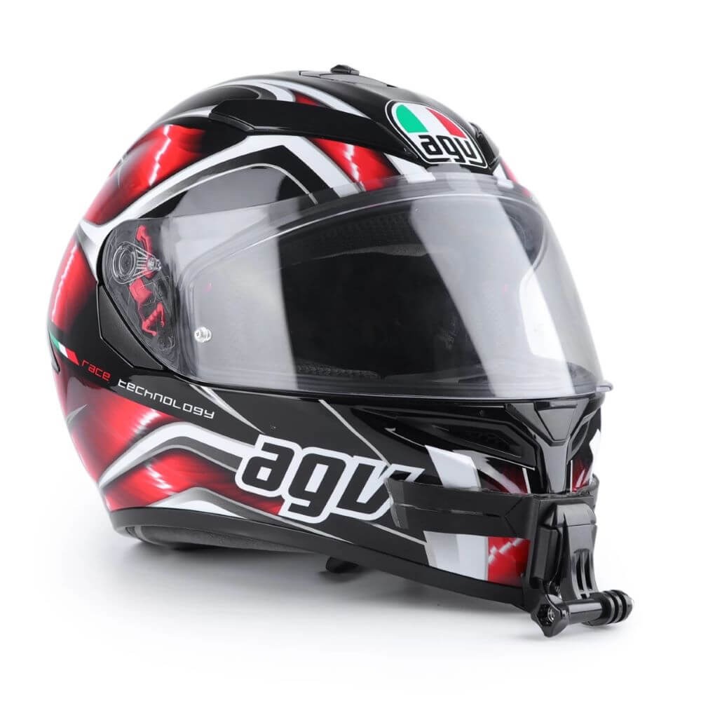 Suporte Adesivo Capacete Queixo para GoPro ou Câmeras Similares