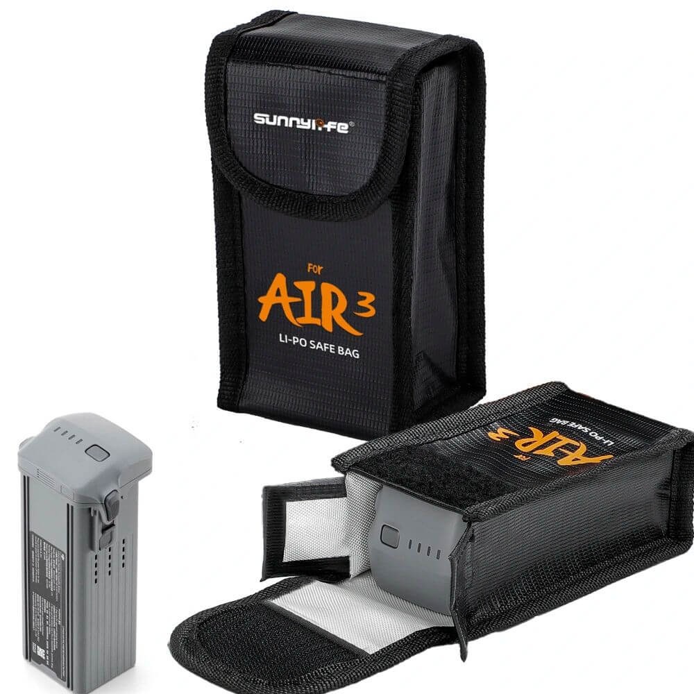 Case Antichamas para Bateria do Drone DJI AIR 3 / AIR 3S - Sunnylife