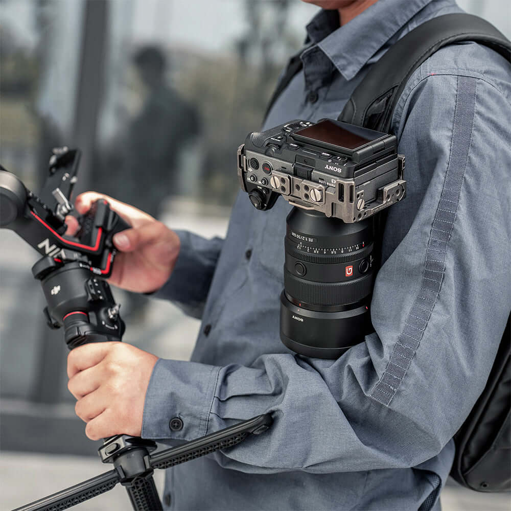 Suporte para Câmeras em Alças de Mochila e Cintos - Pgytech