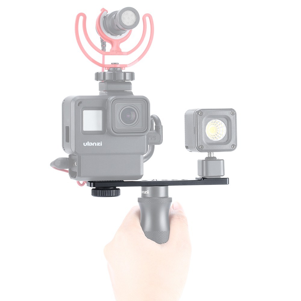 Placa de Montagem Dupla para Câmeras / Microfones / Flashes - Ulanzi