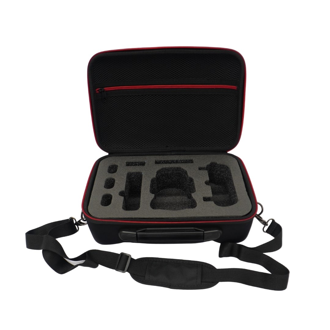 Case Maleta para Drone DJI Mavic Mini / Mini SE com Alça de Ombro - Cor Preto