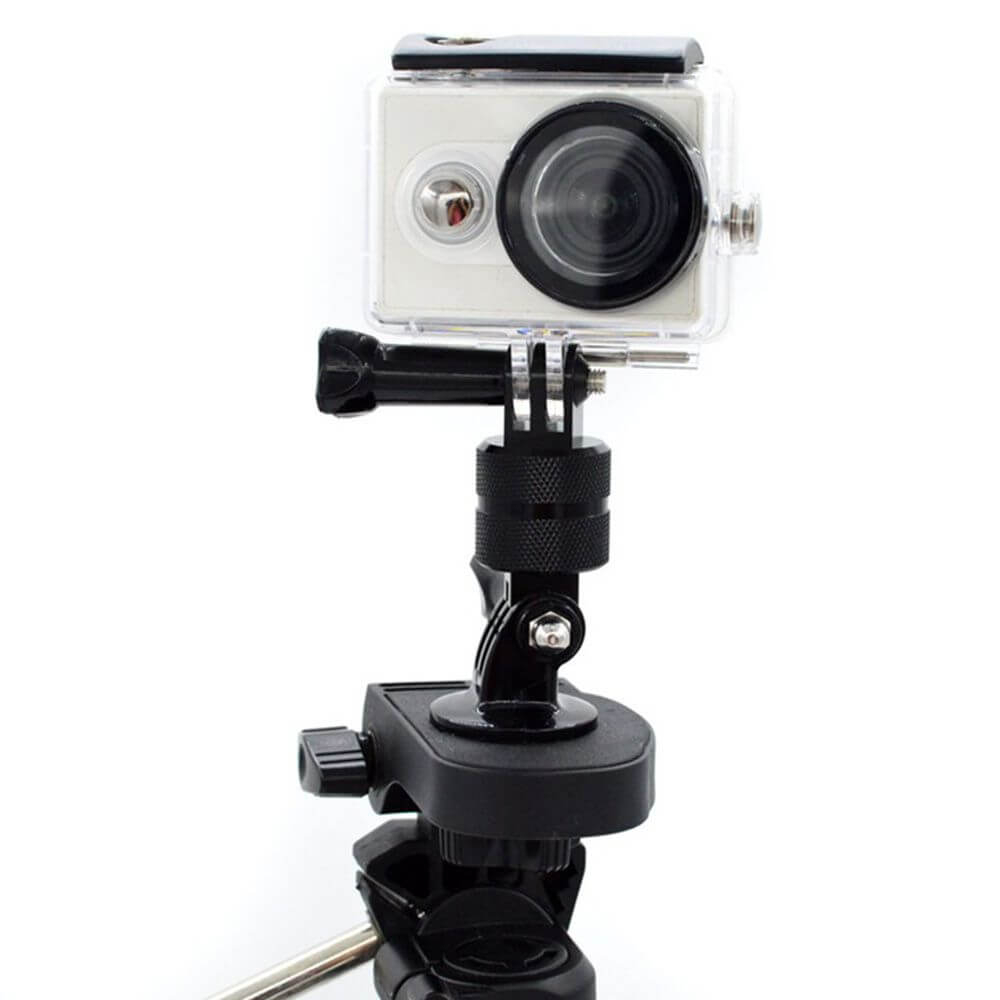 Suporte Adaptador Giratório GoPro e Câmeras Similares em Alumínio