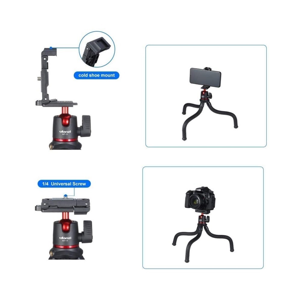 Tripé Flexível para Celular e Câmeras DSLR - Ulanzi