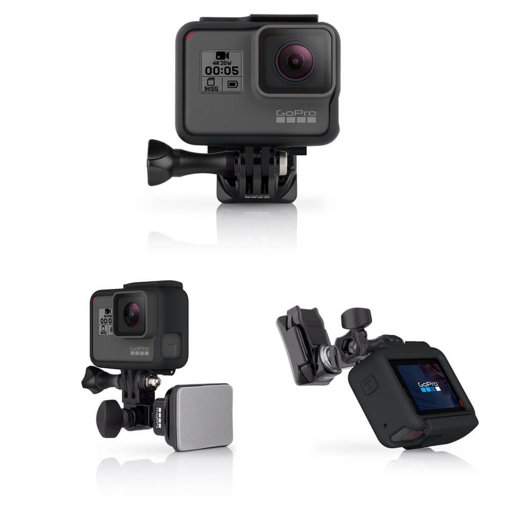 Suporte Frontal e Lateral Para Capacete GoPro AHFSM-001