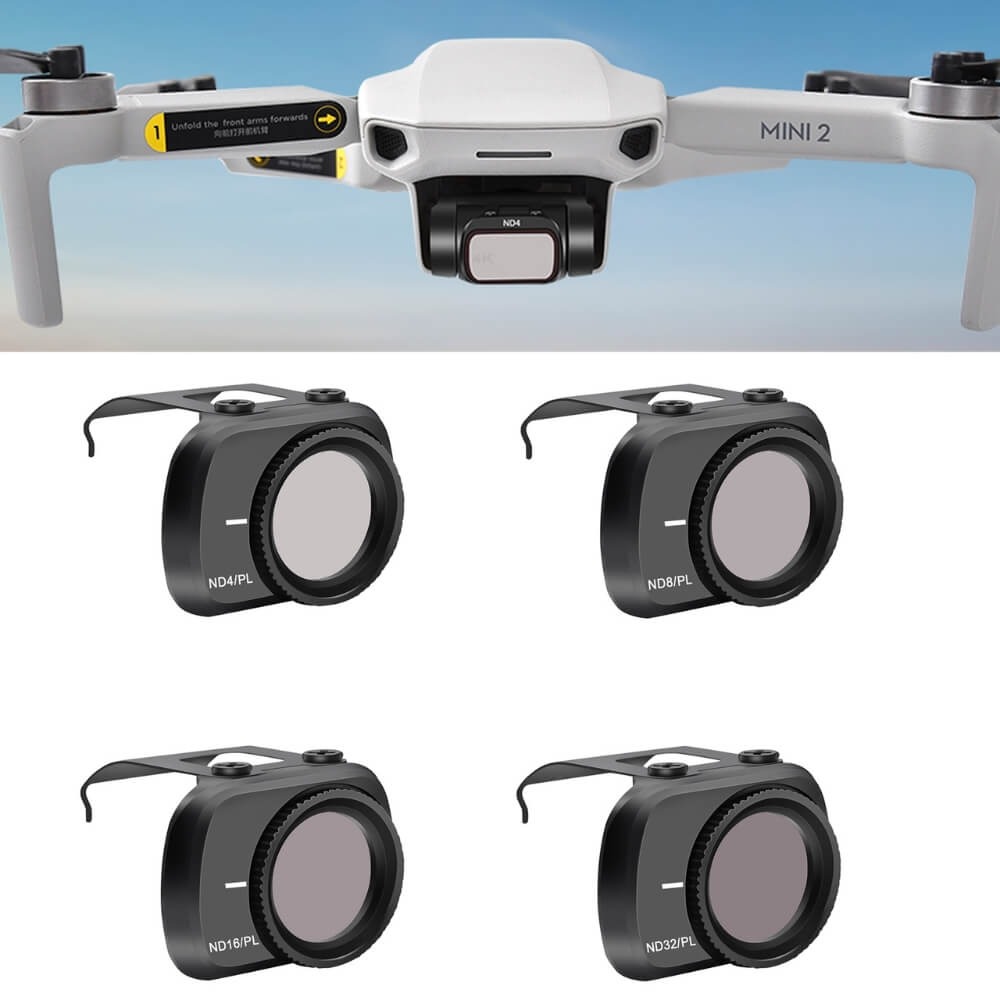 Kit de Filtros ND/PL para Drone DJI Mini 2 / Mini 2 SE / Mini 4K - StartRC