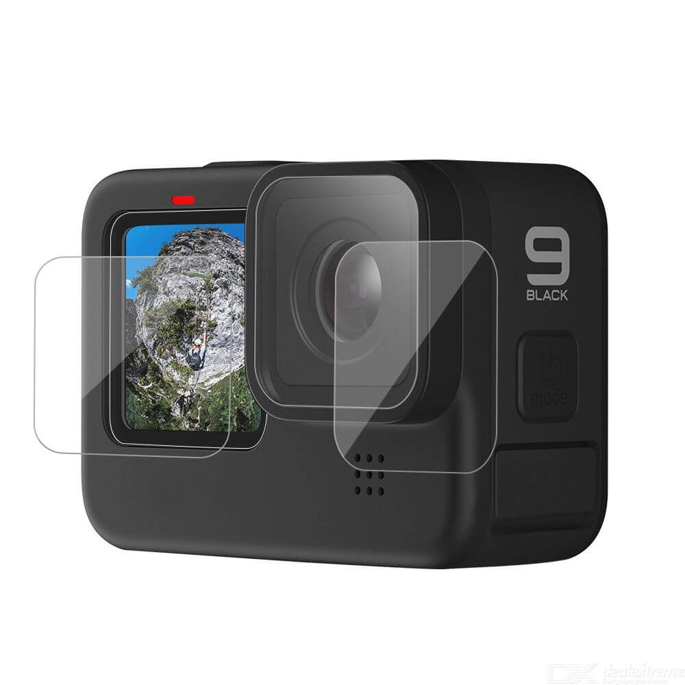 Película para GoPro Hero 12 / 11 / 10 / 9 Black em PET - Telesin