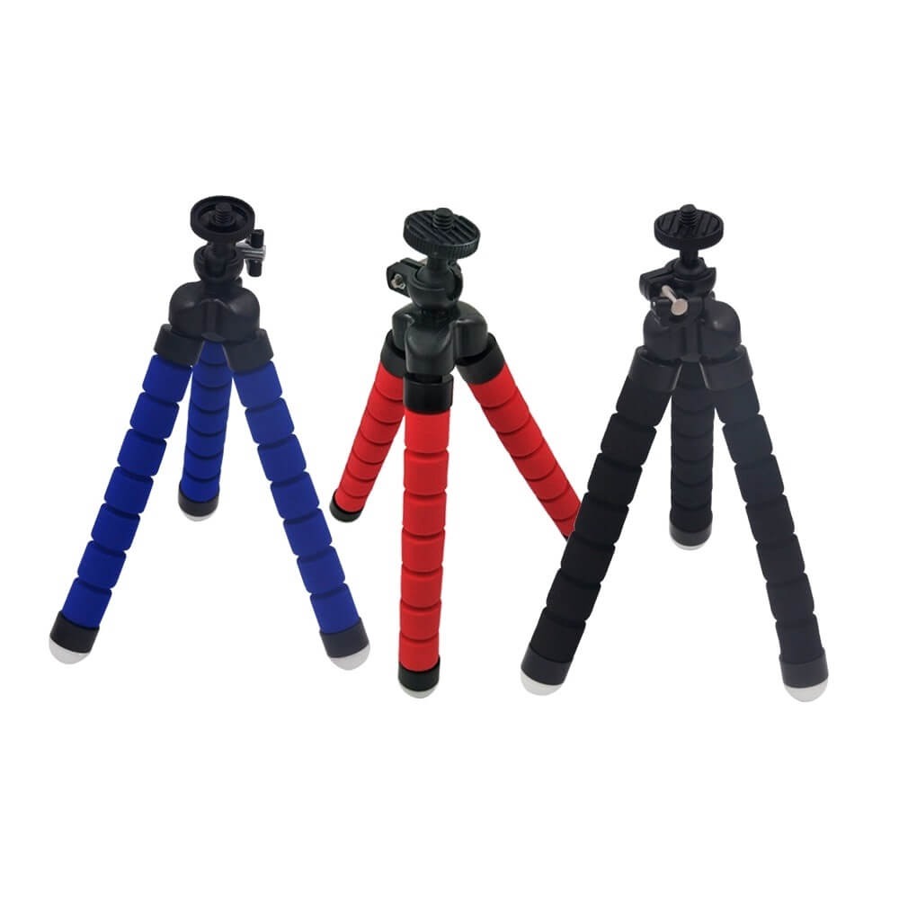 Mini Tripé Flexível Octopus Para GoPro e Câmeras Compactas