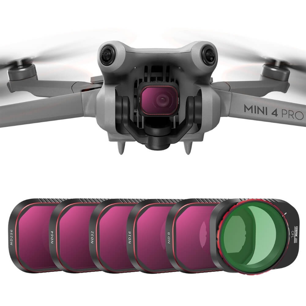 Kit de Filtros CPL/ND8/16/32/64/256 para DJI Mini 4 Pro - StartRC