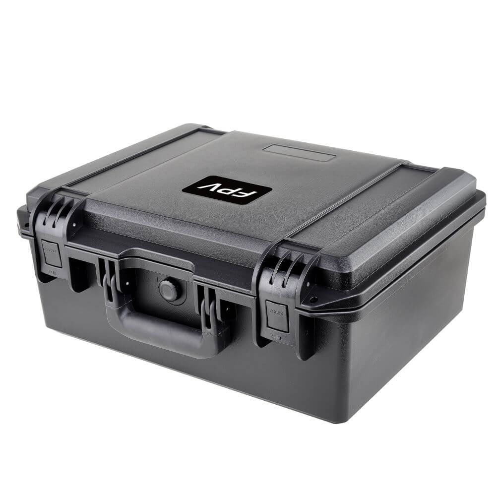 Case Maleta Estanque para Drone DJI FPV Fly More Combo - Cor Preto
