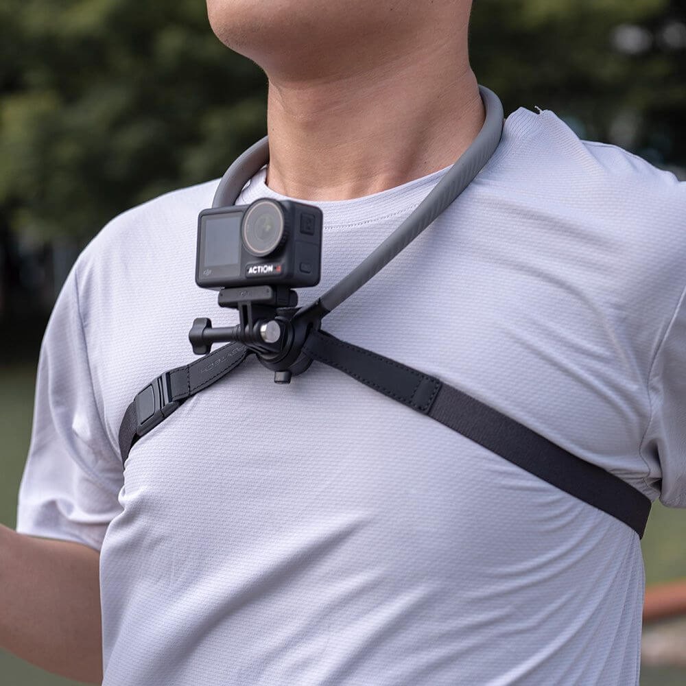 Alça de Pescoço com Suporte para GoPro e Celular - Pgytech