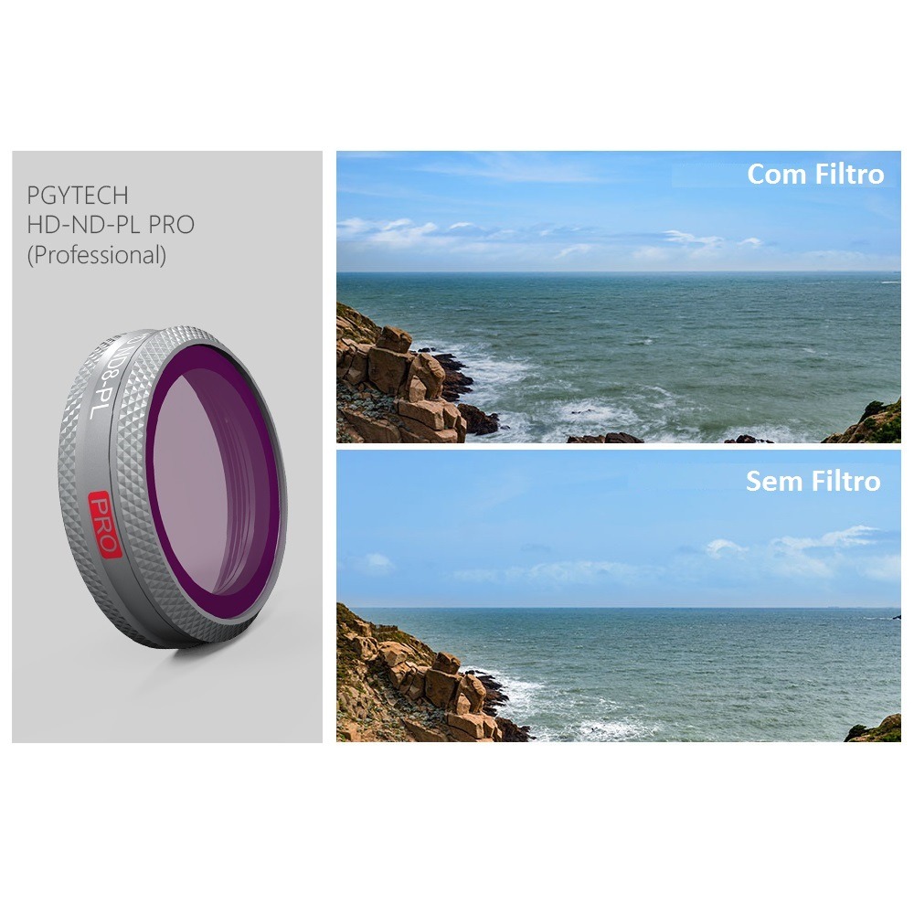 Kit de Filtros ND/PL para DJI Mavic 2 Zoom -  Pgytech Professional