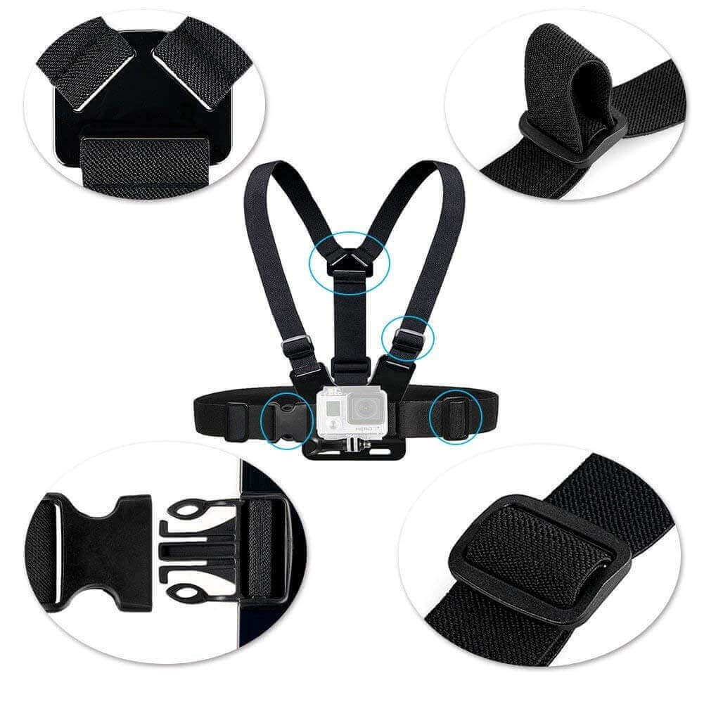 Suporte de Peito / Peitoral para GoPro e Câmeras Similares