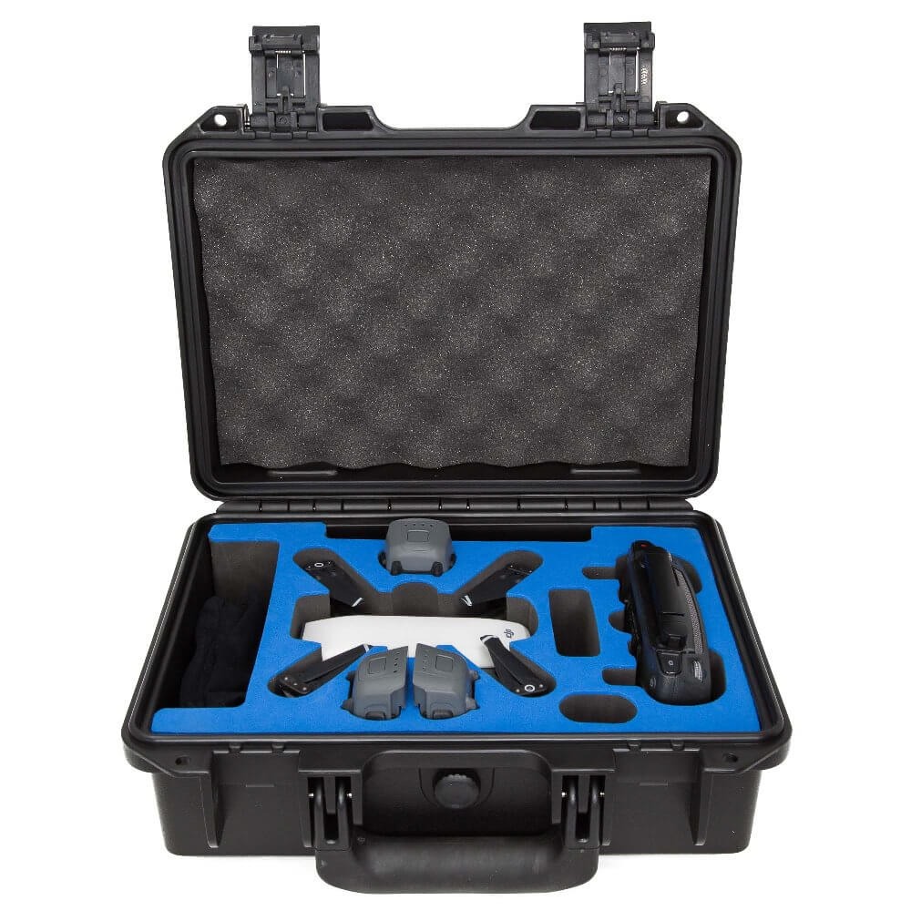 Case Maleta Estanque Para Drone DJI Spark - Cor Preto