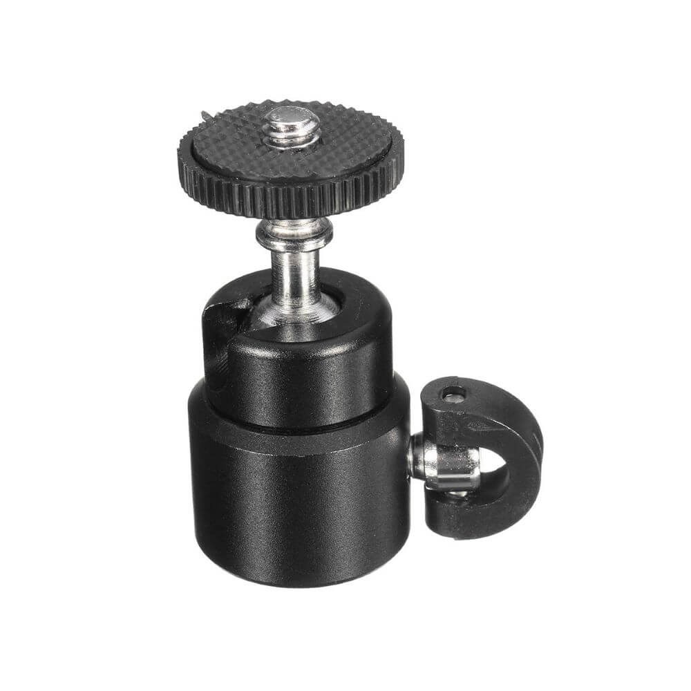 Adaptador Giratório Ball Head com Encaixe 1/4 Polegadas
