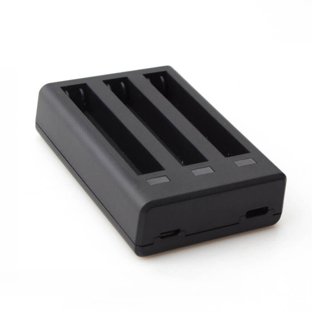 Carregador Triplo para Bateria Câmera Insta360 X3