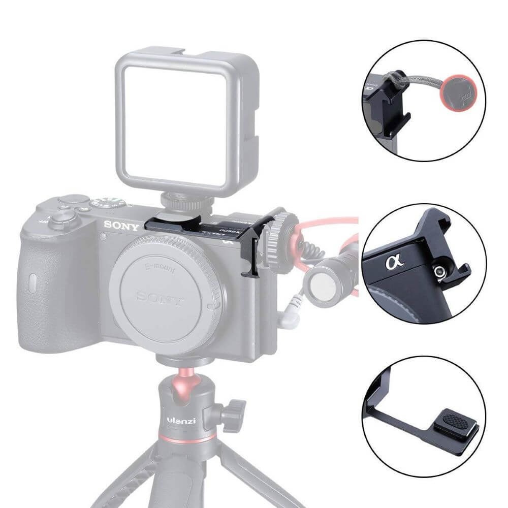 Adaptador Duplo Encaixe Tipo Sapata para Câmeras Sony A6 Series - Ulanzi