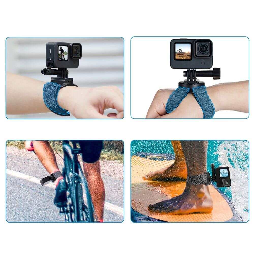 Suporte de Mão e Pulso para GoPro e Câmeras Similares - Telesin