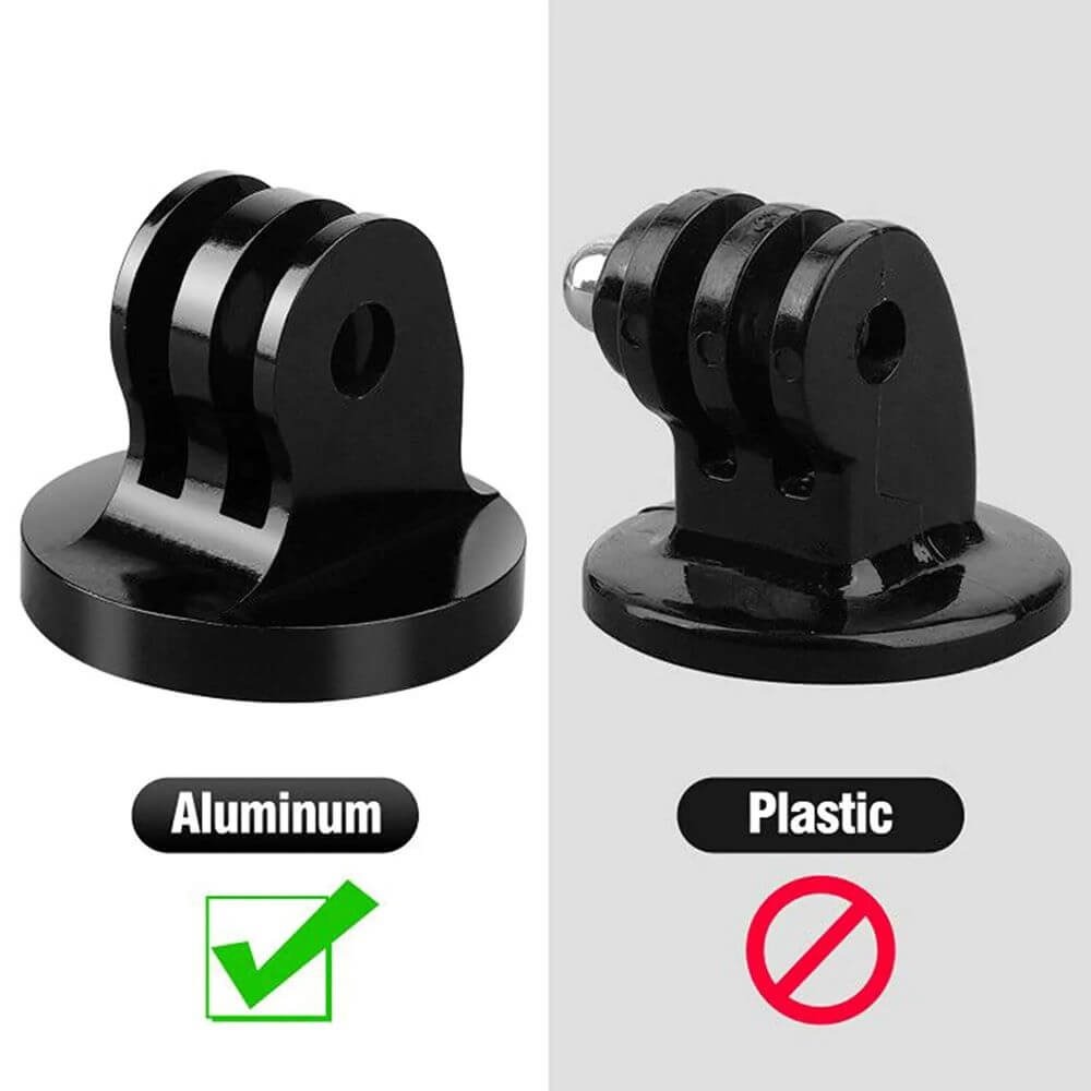 Adaptador Tripod + Parafuso Para GoPro e Câmeras Similares em Alumínio