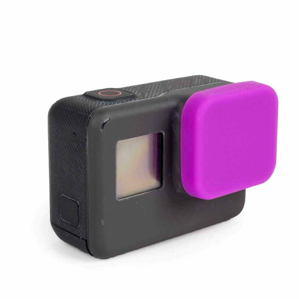 Tampa Protetora Lente GoPro Hero 5 6 7 Black e Hero (2018) em Silicone