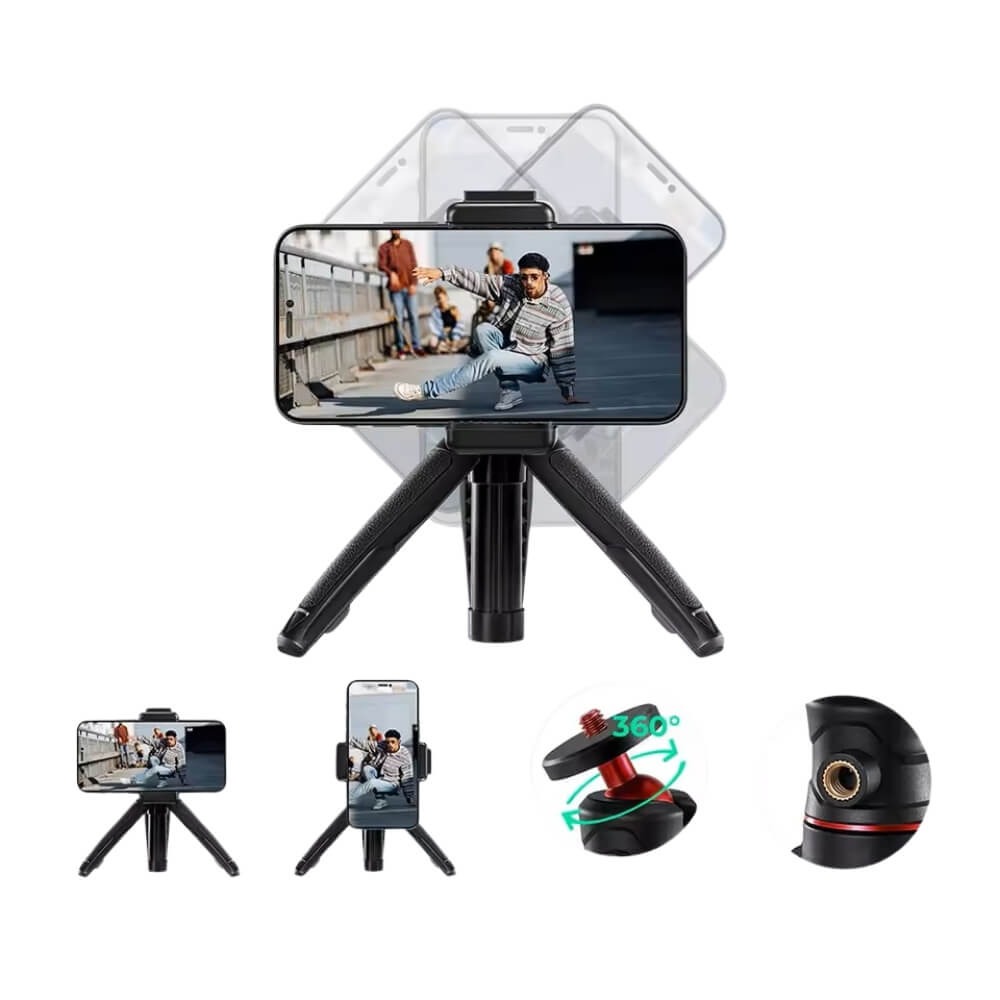 Mini Tripé e Bastão para GoPro / Celular / Câmeras DSLR e Similares