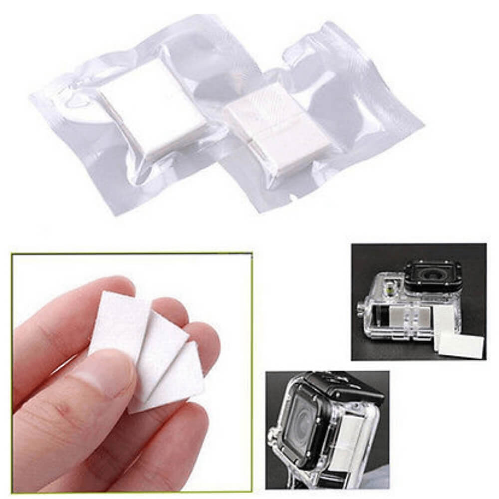 Conjunto Com 15 Pastilhas Anti Embaçante Anti Fog Inserts GoPro AHDAF-302