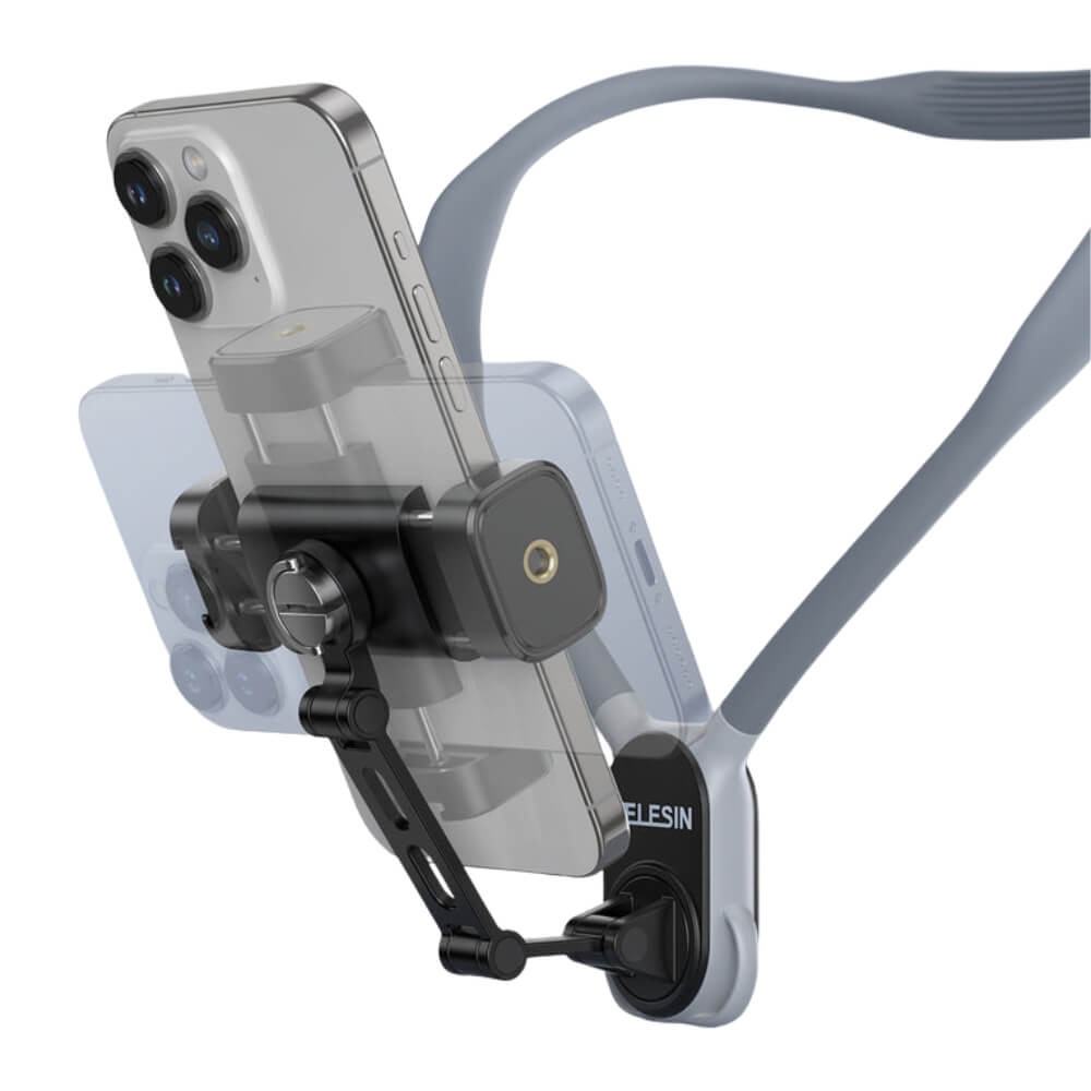 Alça de Pescoço para Celular - Telesin Cor: Cinza