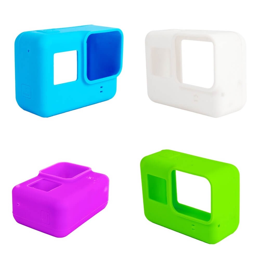 Case Capa Silicone GoPro Hero 5 6 7 Black Uso Sem Frame de Montagem