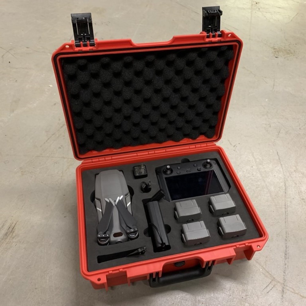 Case Maleta Estanque para Drone DJI Mavic 2 Pro e Zoom - Cor Vermelho